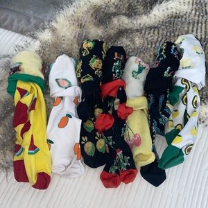 7 pairs of fun compression socks